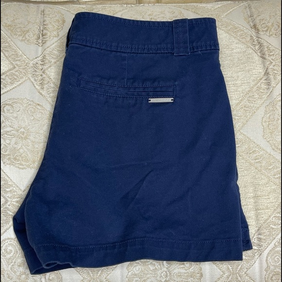 NYCO Stretch Cotton Navy Blue Shorts - Picture 2 of 8